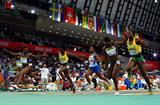Veronica Campbell-Brown of Jamaica takes 60m gold in Doha (Getty Images)