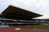 Newly completed back straight stand roof at the Helsinki Olympic stadium (SUL)