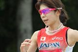 Mayumi Kawasaki en route to her Asian title in the 20Km Race Walk (David Tarbotton)