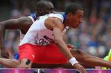 Orlando Ortega of Cuba in action over a hurdle in the Men's 110m Hurdles Round 1 Heats on Day 11 of the London 2012 Olympic Games on 7 August 2012 (Getty Images)