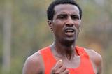 Kasaye Sisay Lemma en route to his Carpi Marathon victory (Giancarlo Colombo)