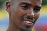 Mo Farah on the eve of the London Grand Prix (Mark Shearman)