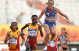 Yuliya Zarudneva just a few strides before her Continental Cup steeplechase record in Split (Getty Images)