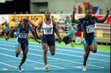 Lisbon 2001 Men's 60m final (© Allsport)