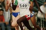 Nawal El Jack of Sudan on her way to victory in the Girls' 400m final (Getty Images)