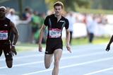 Christophe Lemaitre en route to his 100m victory in Rieti (Giancarlo Colombo)
