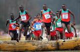 Caleb Ndiku leads a Kenyan sweep of medals in the men's junior race in Bydgoszcz (Getty Images)