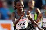 Milcah Chemos en route to an African record in Oslo (Mark Shearman)