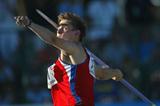 Aleksey Tovarnov of Russia wins the Men's Javelin Final (Getty Images)
