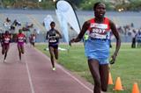 Kenya's Priscah Jeptoo winning in Luanda on 2 January 2013 (Filipe Oliveira / Atleta-Digital)