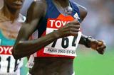 Lornah Kiplagat (NED) running in the 2003 World 10,000m final (Getty Images)