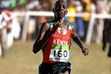 Asbel Kiprop of Kenya wins the junior men's race (Kirby Lee)