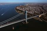 Runners cross the Verrazano-Narrows Bridge at the start of the 2011 New York City Marathon (Getty Images)