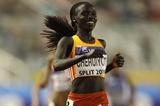 Vivian Cheruyiot of Kenya wins the 5000m in Split (Getty Images)