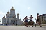 A general view of the women's 20km race in Saransk (Getty Images)