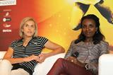 Elana Meyer and Tirunesh Dibaba in Barcelona (Philippe Fitte)