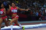 Allyson Felix of the United States going for gold  in the Women's 200m Final of the London 2012 Olympic Games on 8 August 2012 (Getty Images)