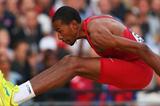 Christian Taylor of the United States jumping for gold during the Men's Triple Jump Final  of the London 2012 Olympic Games on August 9, 2012 (Getty Images)