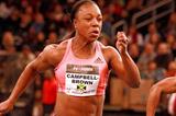 Veronica Campbell-Brown scorching to a comfortable 50m victory in New York (Victah Sailer)