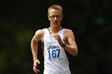 Jared Tallent en route to the Australian 50Km Race Walk title (Getty Images)