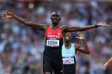 David Lekuta Rudisha's (KEN) glorious new world record of 1.40.91 in the Men's 800m Final on Day 13 of the London 2012 Olympic Games on 9 August 2012 (Getty Images)