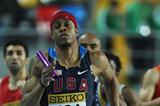 Frankie Wright of the United States competes in the Men's 4x400 Metres relay first round during day two - WIC Istanbul (Getty Images)