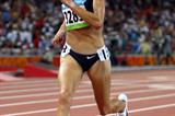 Shalane Flanagan approaches the finish line in disbelief that she has won the 10,000m Olympic bronze medal (Getty Images)
