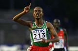 Legese Lamiso of Ethiopia wins the 2007 World Youth 3000m Steeplechase championships (Getty Images)