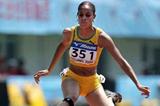 Kaliese Spencer of Jamaica competes in the women's 400m Hurdles (Getty Images)