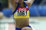 Cristine Spataru of Romania winning the Triple Jump (Getty Images)