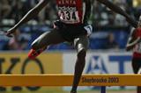 Ronald Kipchumba Rutto of Kenya winning the 2000m steeplechase (Getty Images)