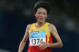 Sun Yingjie of China in the women's 10,000m (Getty Images)