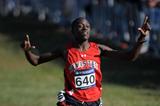 Kennedy Kithuka of Texas Tech wins the mens race at the 2012 NCAA Cross Country Championships (Kirby Lee)