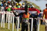 Rampant victory! Lornah Kiplagat wins the women's senior race in style (Getty Images)