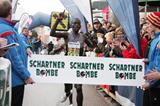 Kenya's Leonard Komon winning at the the Peuerbach New Year’s Eve Run in Austria (Andreas Maringer / Bezirksblicke)
