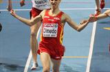 Manuel Olmedo takes the European indoor 1500m title in Paris (Getty  Images)