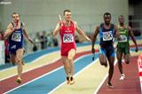 Lisbon 2001 Men's 4x400m final (© Allsport)