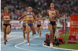 Jessica Ennis wins the 800m to clinch the European title in Barcelona (Getty Images)