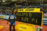 Dwight Phillips (USA) after winning the men's long jump (Getty Images)