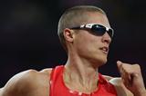 Trey Hardee of the United States in action during the Men's Decathlon 400m Heats on Day 12 of the London 2012 Olympic Games at Olympic Stadium on August 8, 2012 (Getty Images)