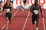 World silver medallist Derrick Atkins wins the 100m in Oslo (Getty Images)