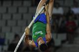 Thiago Braz Da Silva of Brazil jumping for winning the gold medal on the Men's Pole Vault Final on the day three of the 14th IAAF World Junior Championships  in Barcelona on 12 July  2012 (Getty Images)