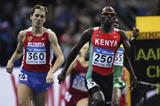 Wilfred Bungei of Kenya on his way to victory in the men's 800m final (Getty Images)