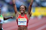 Familiar smile - Sanya Richards-Ross returns to sub-50 territory with big win in London (Mark Shearman)