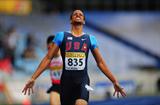 Arman Hall takes the first-ever Boys' World Youth 400m title for the USA (Getty Images)