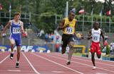 Dexter Lee of Jamaica wins the 100m final (Getty Images)