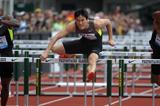 Liu Xiang powers to stunning 12.87sec (2.4m/s) 110m Hurdles victory in Eugene (Kirby Lee - Image of Sport)