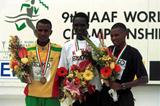 The men's podium in Veracruz 2000 (© Allsport)