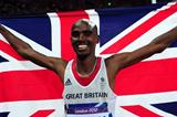 Mo Farah of Great Britain celebrates winning gold in Men's 10,000m Final on Day 8 of the London 2012 Olympic Games at Olympic Stadium on August 4, 2012  (Getty Images)
