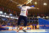 USA's Christian Cantwell, winner of the men's shot at the IAAF World Indoor Championships in Valencia (Getty Images)